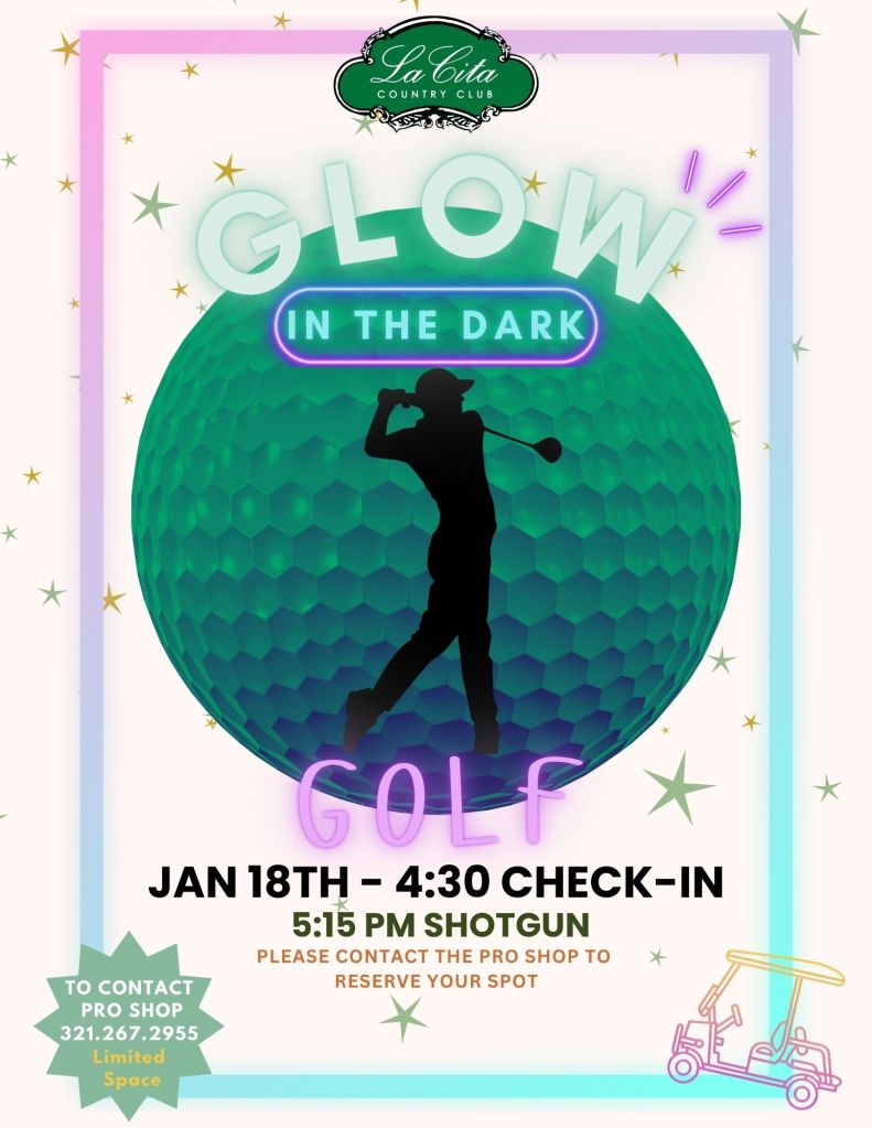 Glow in the dark golf